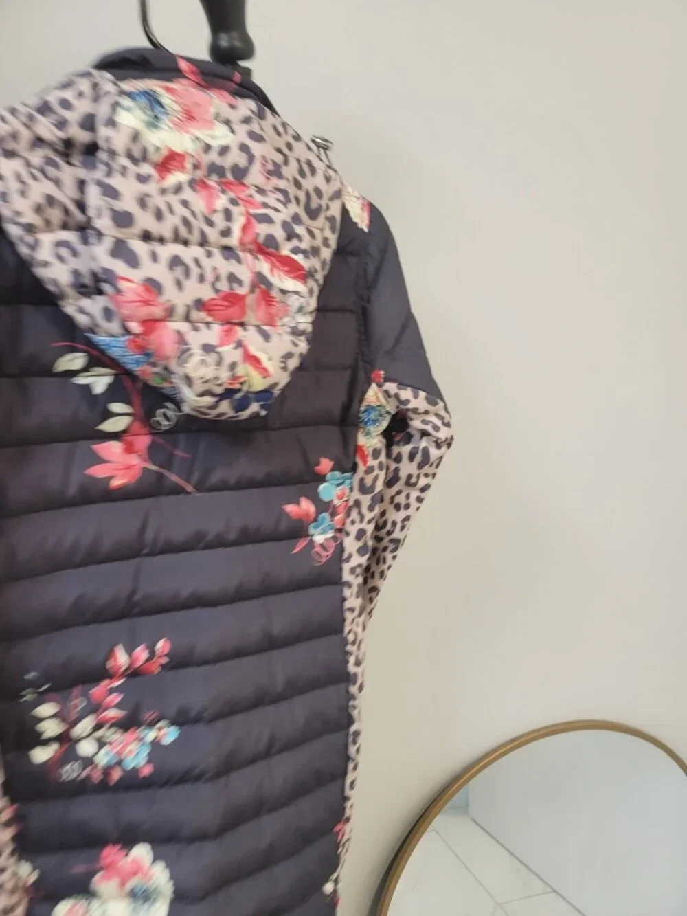 Johnny Was Lubello Reversible Down Parka New NWT Multiple Color Size XS - Picture 4 of 7